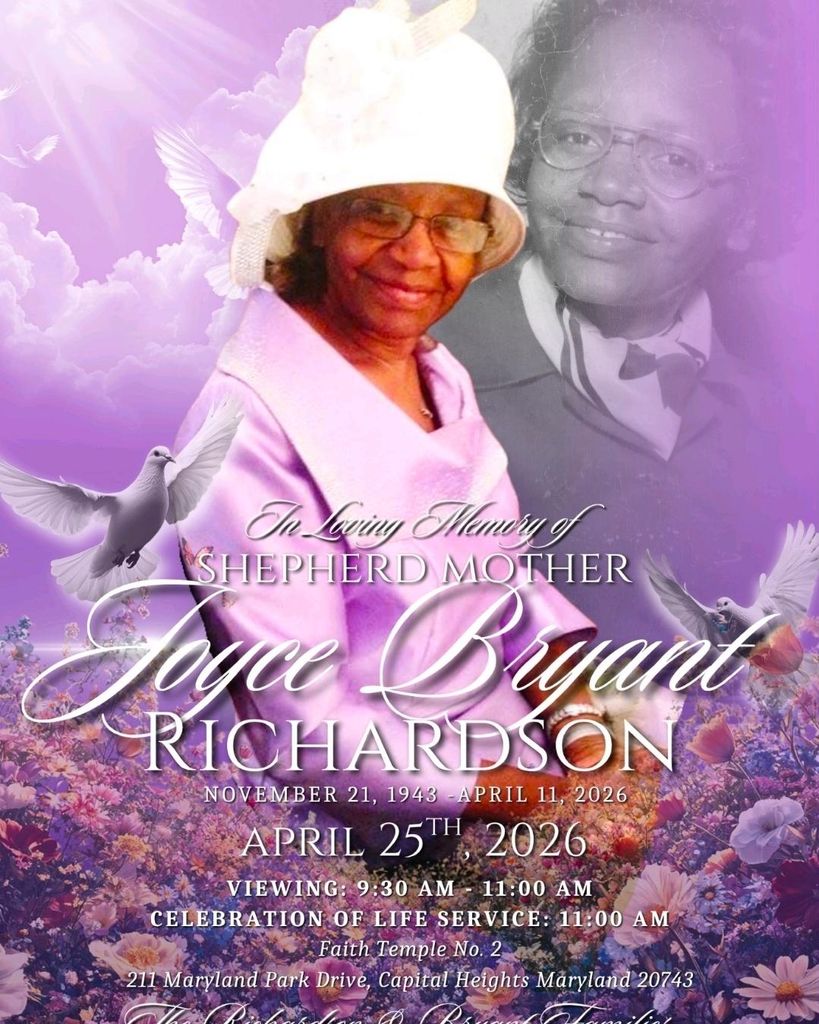 Evangelist First Lady Joyce Bryant Richardson Profile Photo