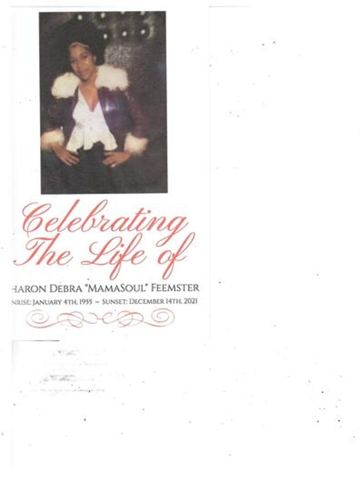 Sharon "Momma Soul" D. Feemster Profile Photo
