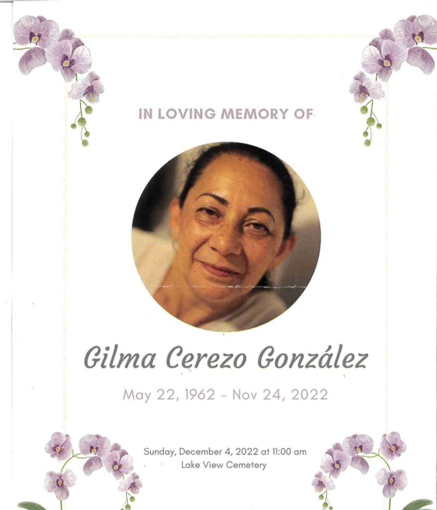 Gilma Cerezo Gonzalez