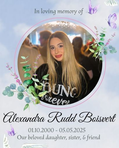 Alexandra Rudd Boisvert's obituary image