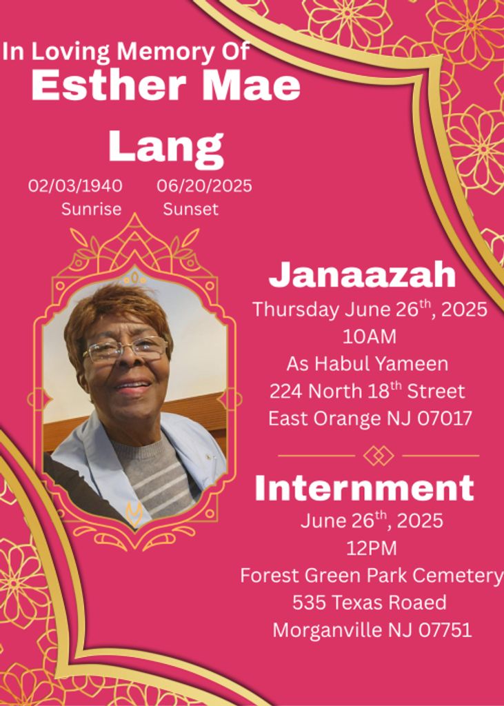 Esther Mae Lang Profile Photo