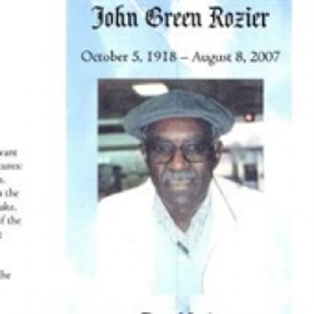 John  Green Rozier