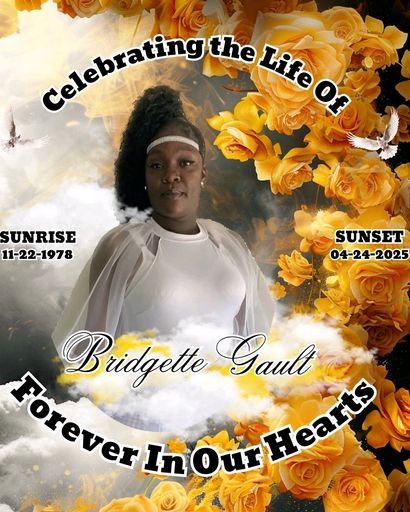 Bridgette Gault's obituary image