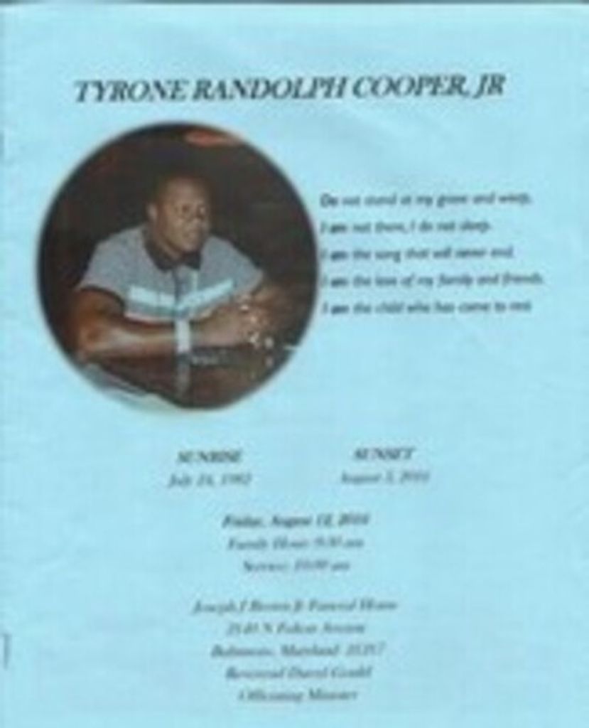 Tyrone R. Cooper