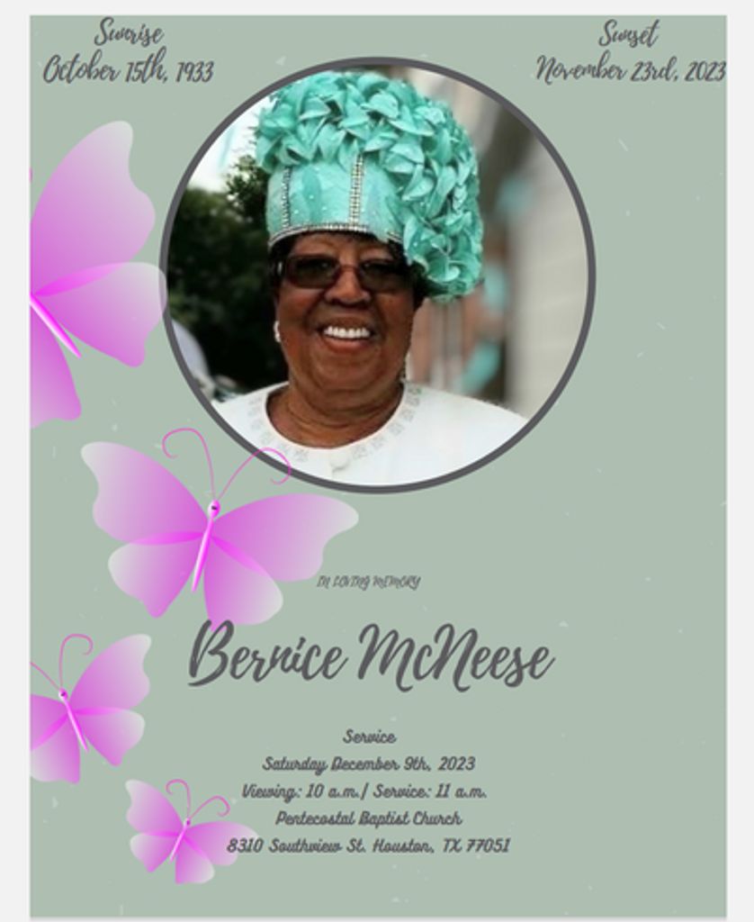 Bernice Mcneese Profile Photo