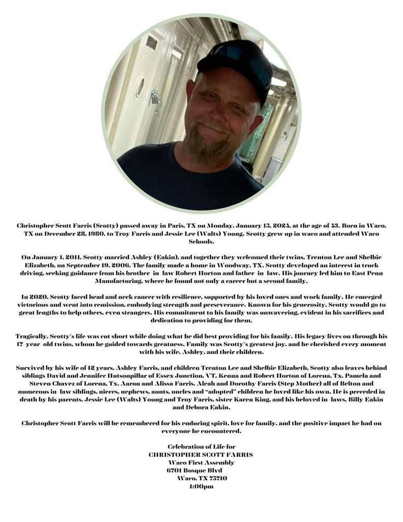 Christopher Farris Profile Photo
