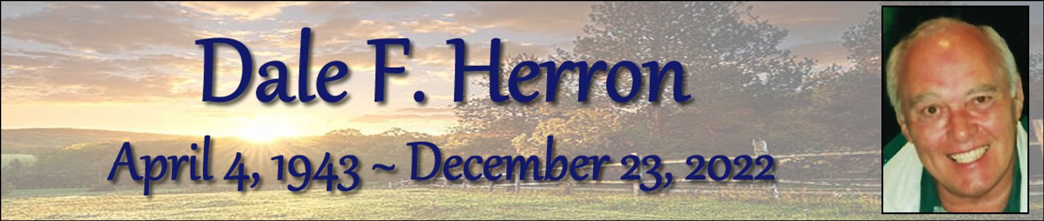 Cover photo for Dale Herron's Obituary