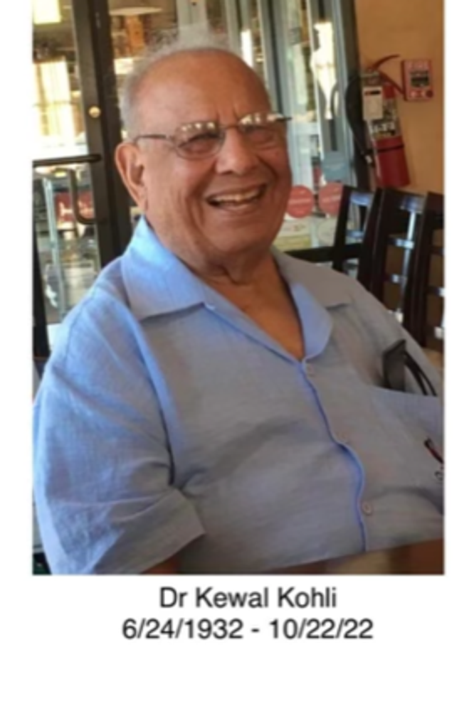 Dr. Kewal Kohli