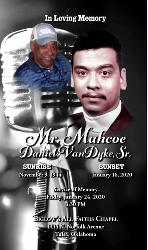 Mahcoe Daniel Van Dyke, Sr.