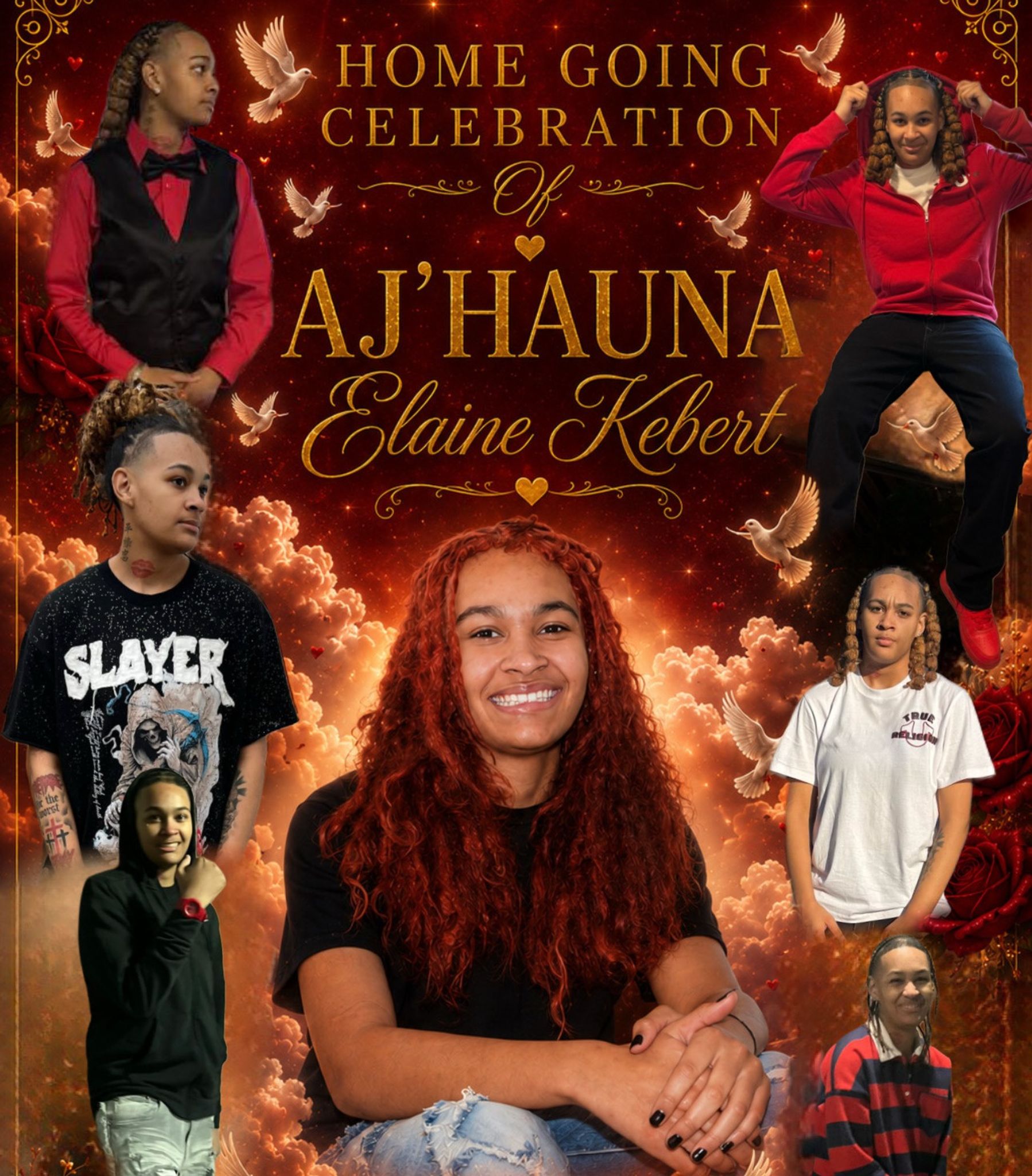 Cover for Ajhauna Elaine Kebert's Obituary