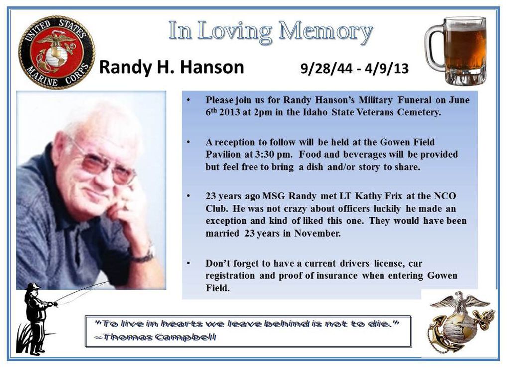 Randy Hillman Hanson