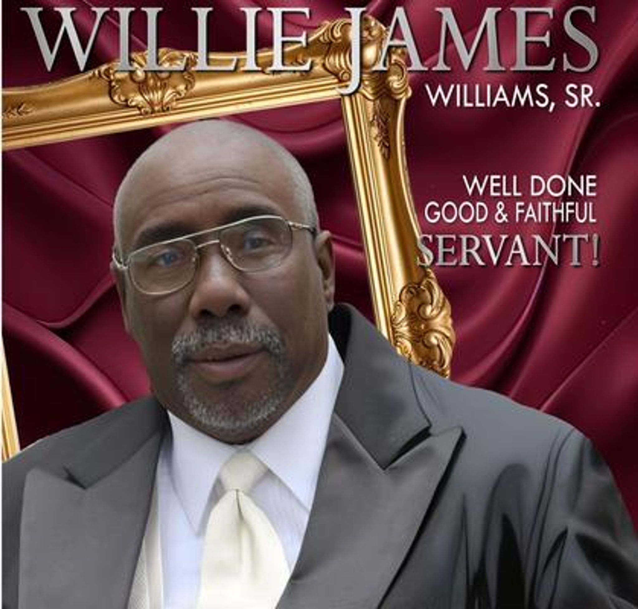 Cover for Willie James Williams, Sr.'s Obituary