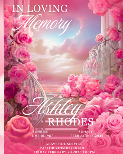 Ashley D. Rhodes's obituary image
