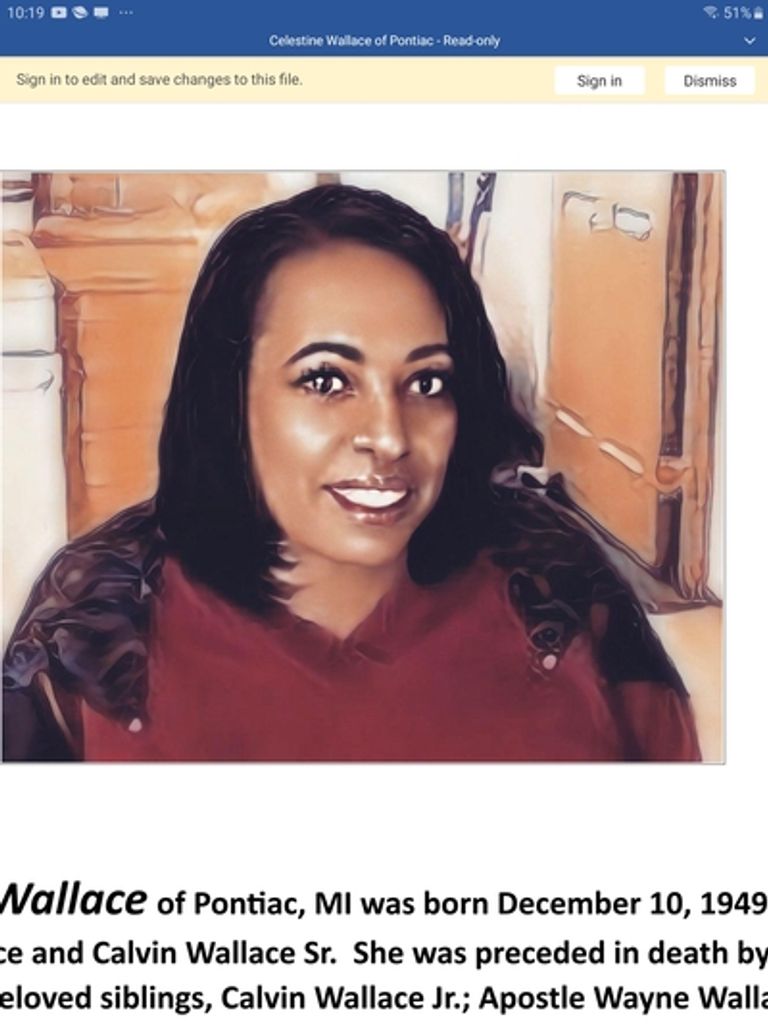 Celestine Wallace Profile Photo
