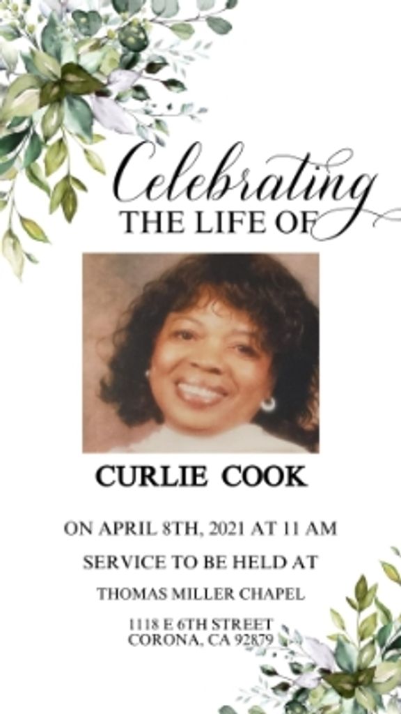 Curlie Mae Cook Profile Photo