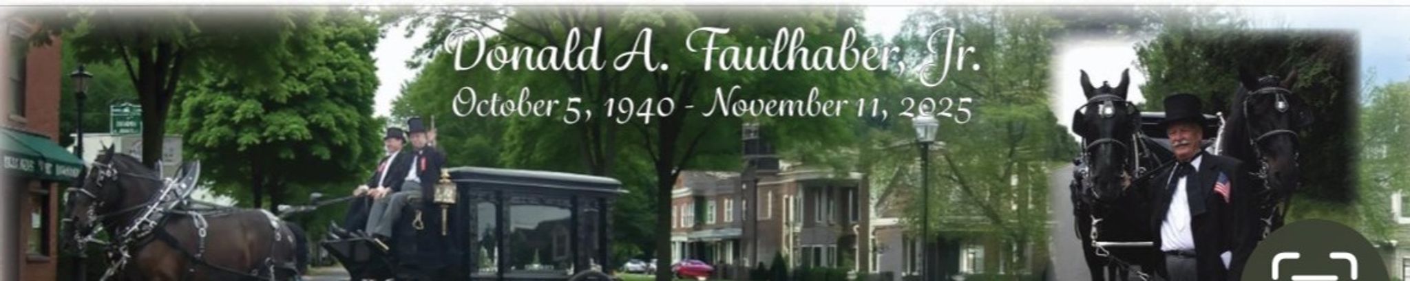 Cover for Donald A. Faulhaber, Jr.'s Obituary