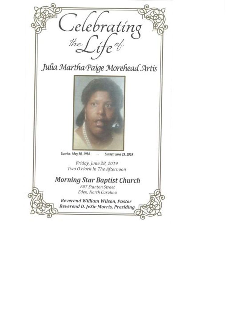 Julia Martha-Paige Artis