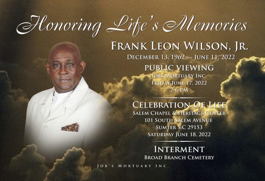 Frank Leon Wilson, Jr. Profile Photo