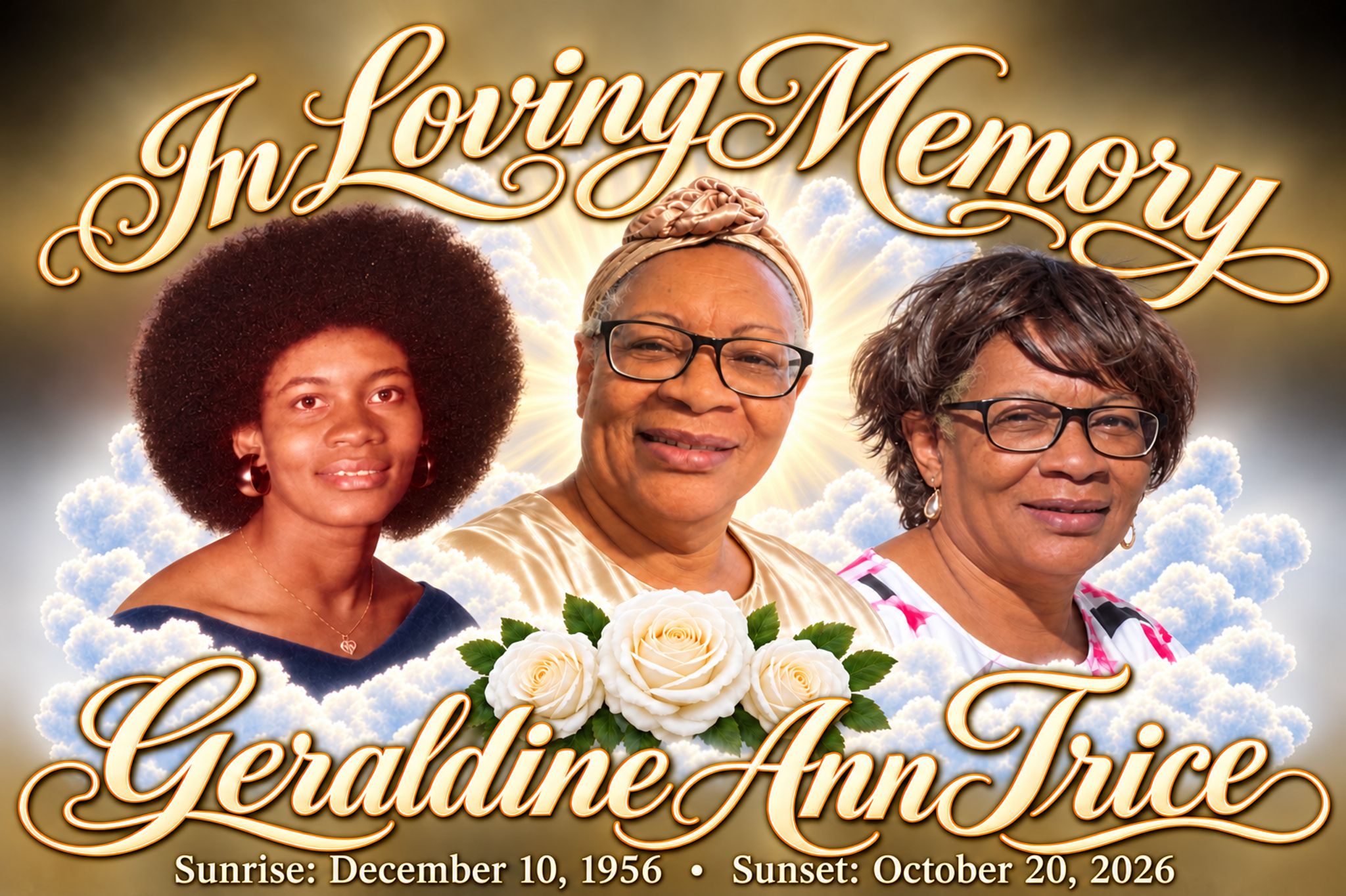 Cover for Geraldine Trice's Obituary