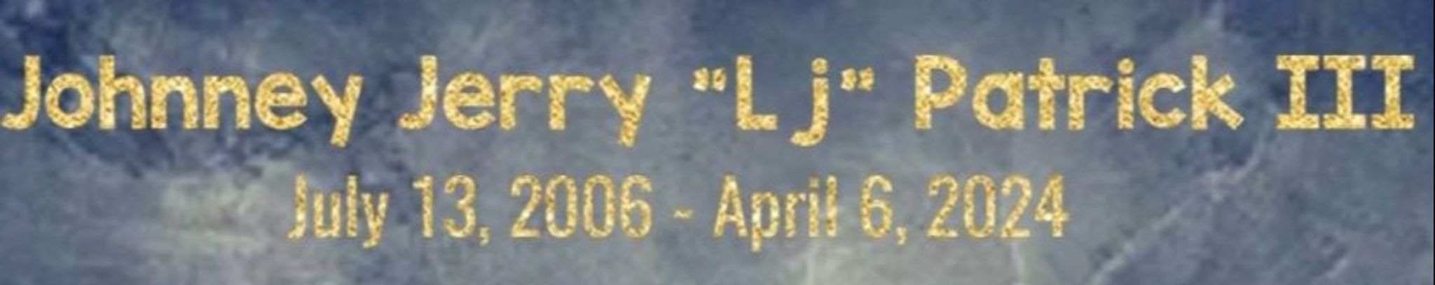 Cover photo for Johnney Jerry Patrick III's Obituary