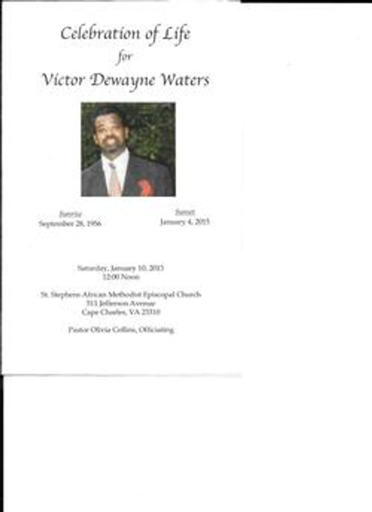 Victor Dewayne Waters