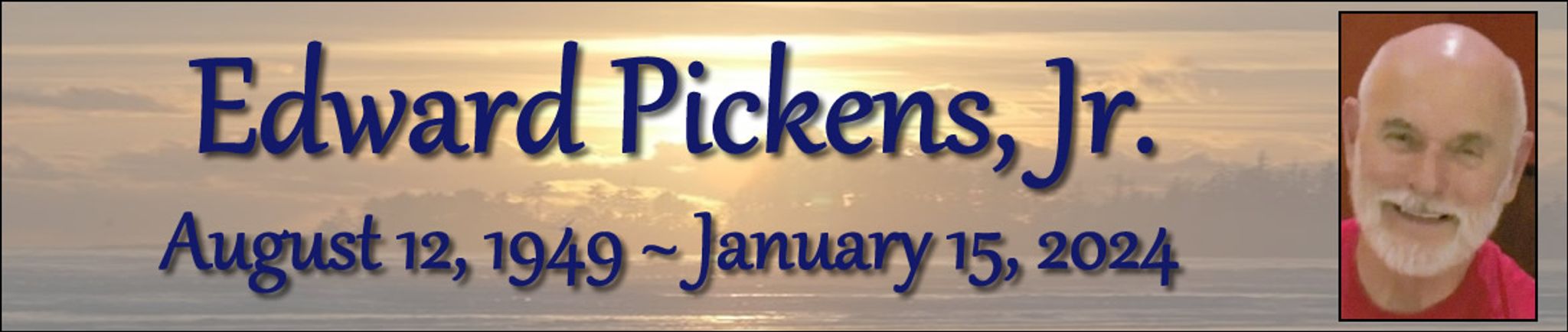 Cover photo for Edward Pickens, Jr.'s Obituary