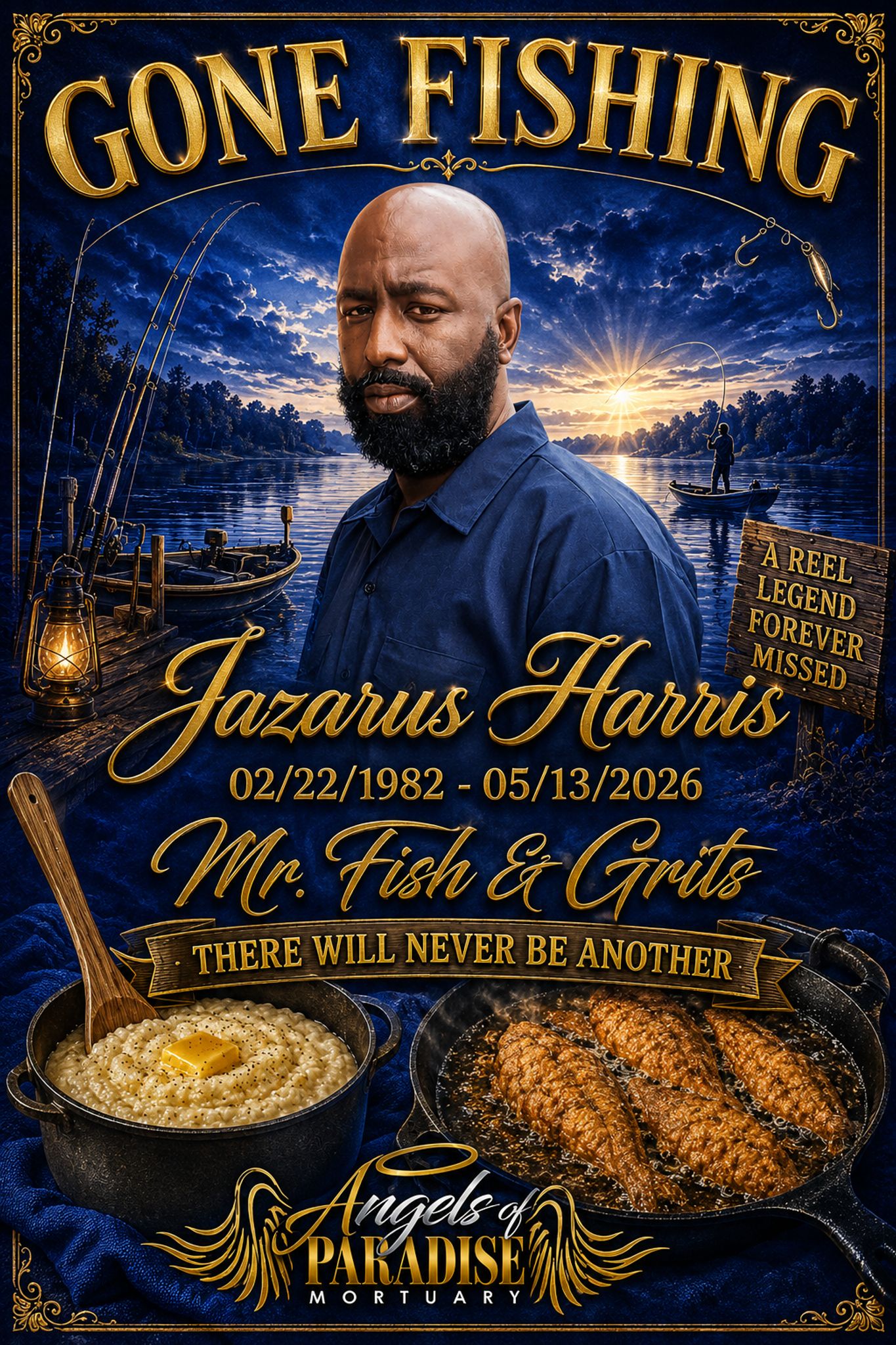 Cover for Jazarus Ragin HArris's Obituary