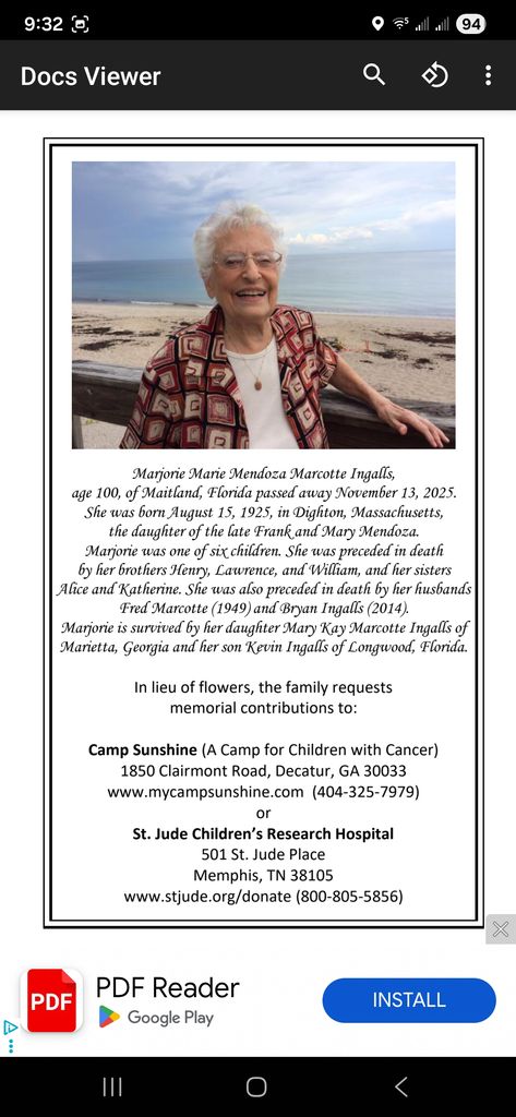Marjorie Mendoza Ingalls