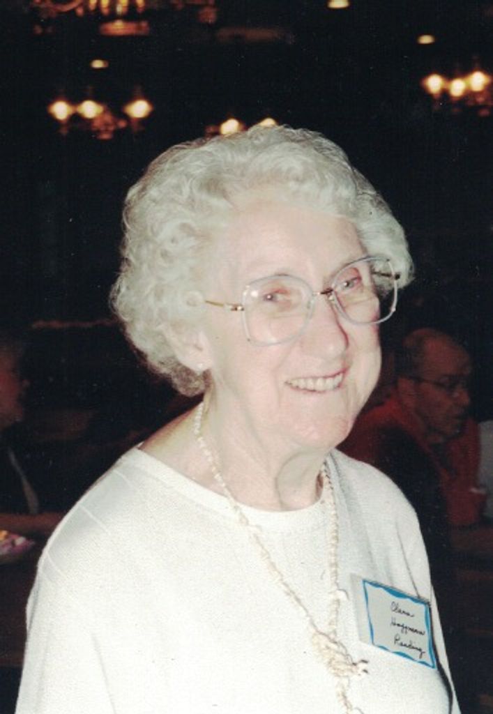 Clara B. (Hofman)  Reading