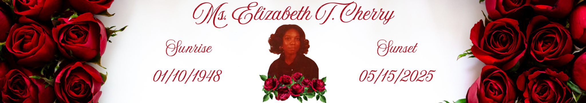 Cover for Ms. Elizabeth T. Cherry's Obituary