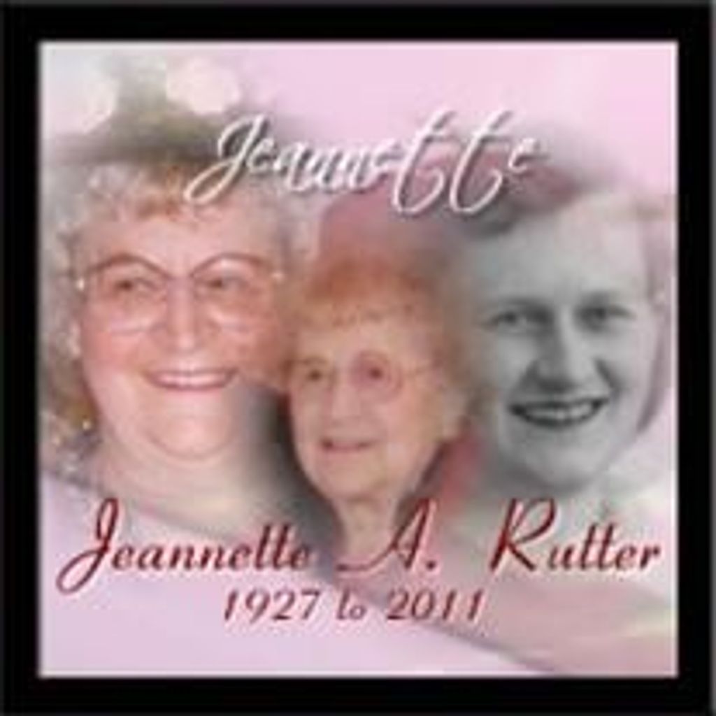Jeannette Albertine (Mcfarland) Rutter