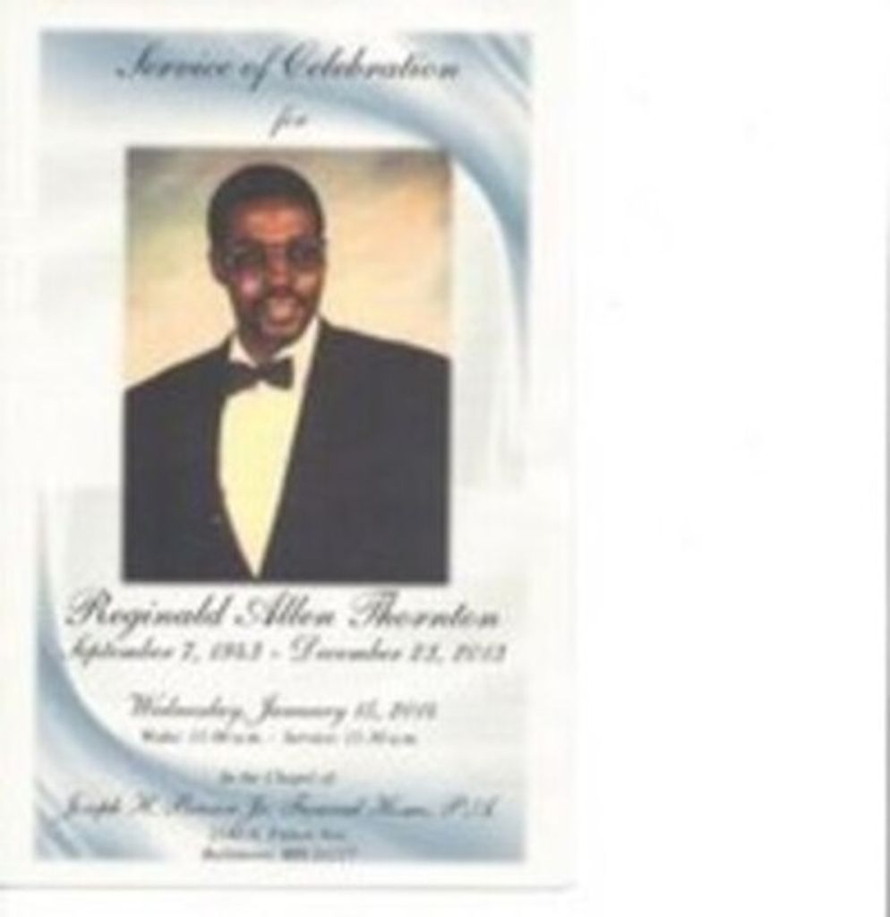 Reginald A, Thornton