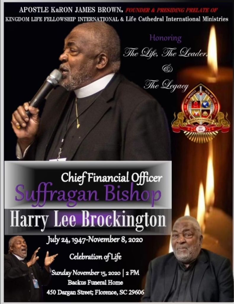 Bishop Harry Lee Brockington Profile Photo