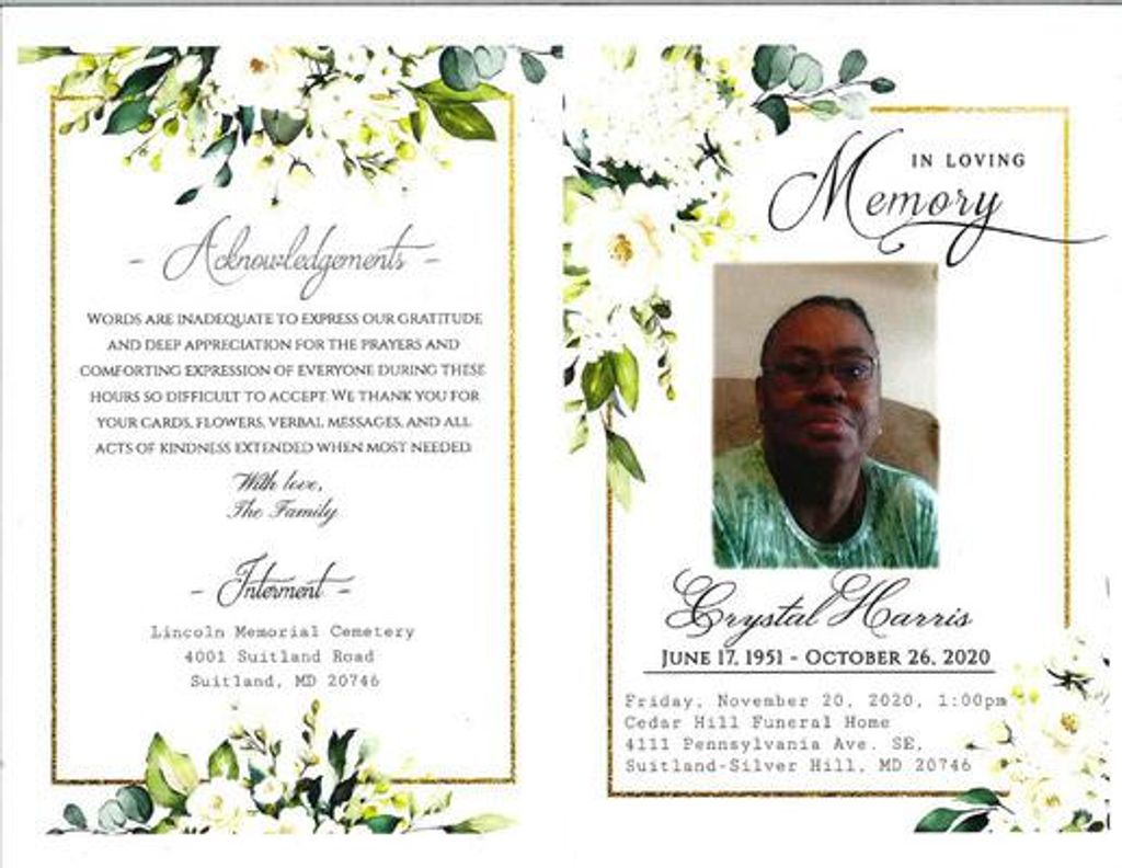 Crystal Harris Profile Photo