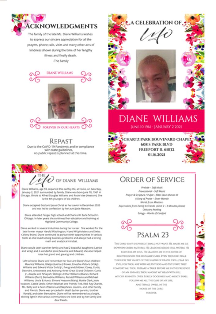 Diane Williams Profile Photo
