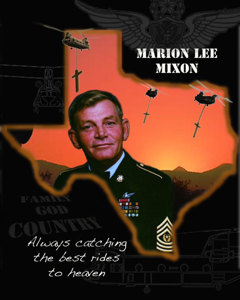 Csm Marion Mixon, Us Army, Ret.