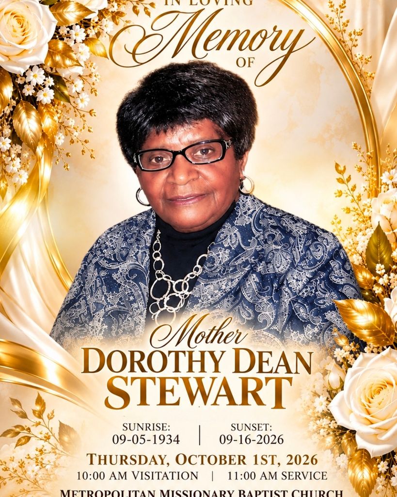 Mother Dorothy D Stewart