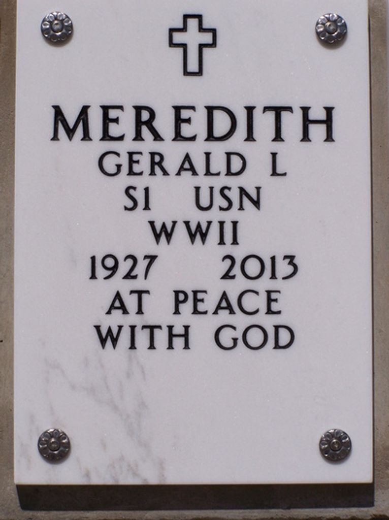 Gerald Leroy Meredith