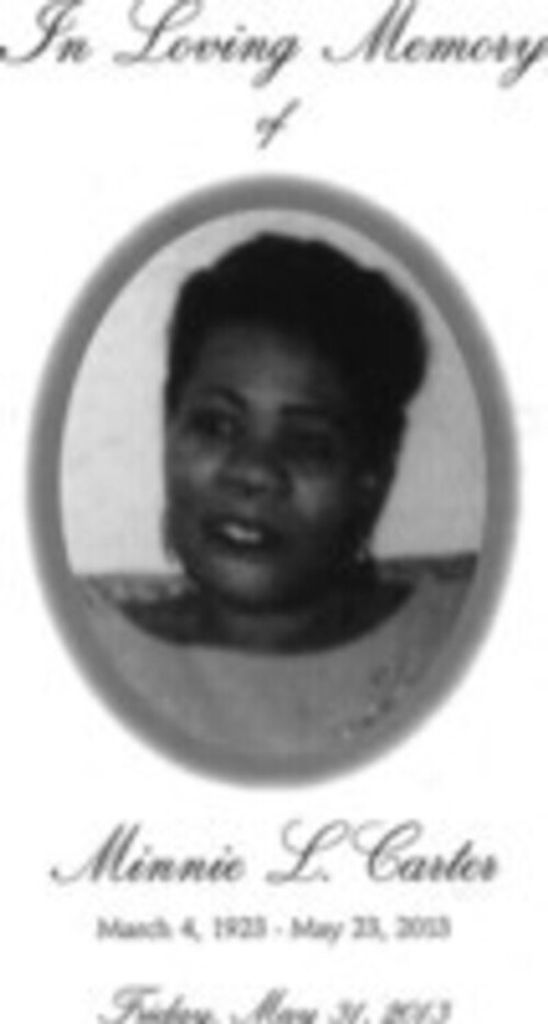 Minnie L. Carter