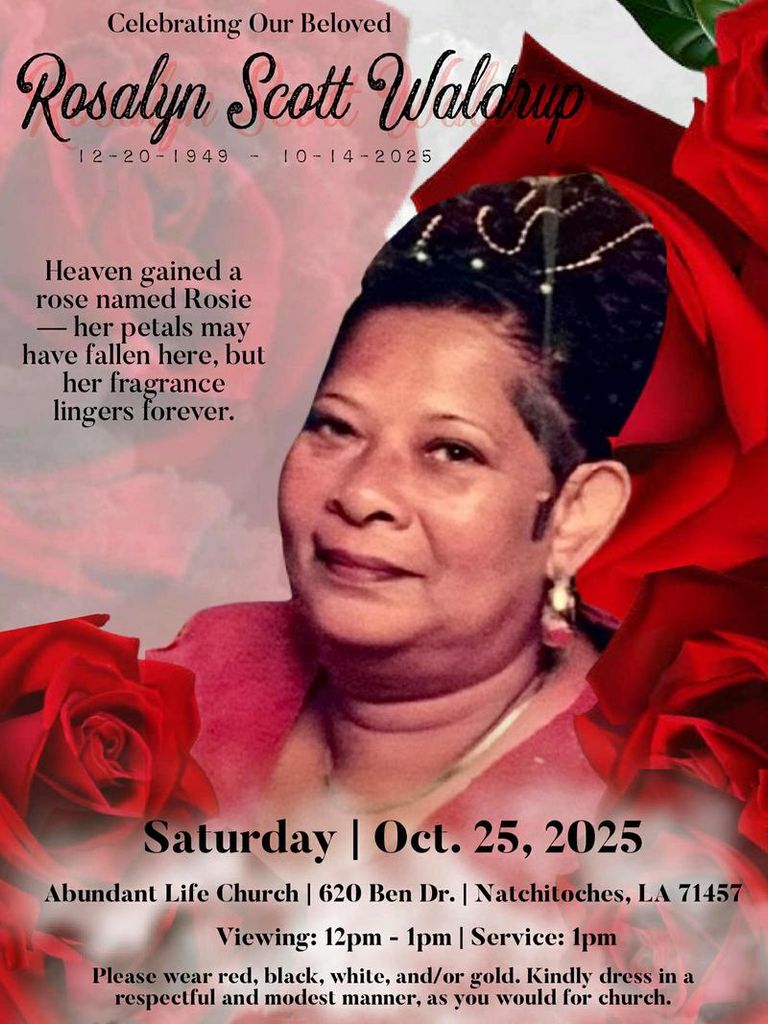 Mrs. Rosalyn Waldrup