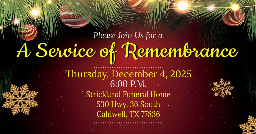 Christmas Service of Remembrance