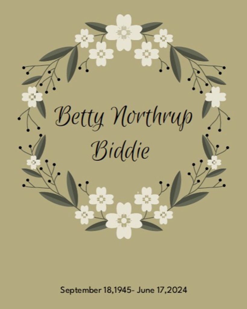 Betty (Northrup)  Biddie Profile Photo
