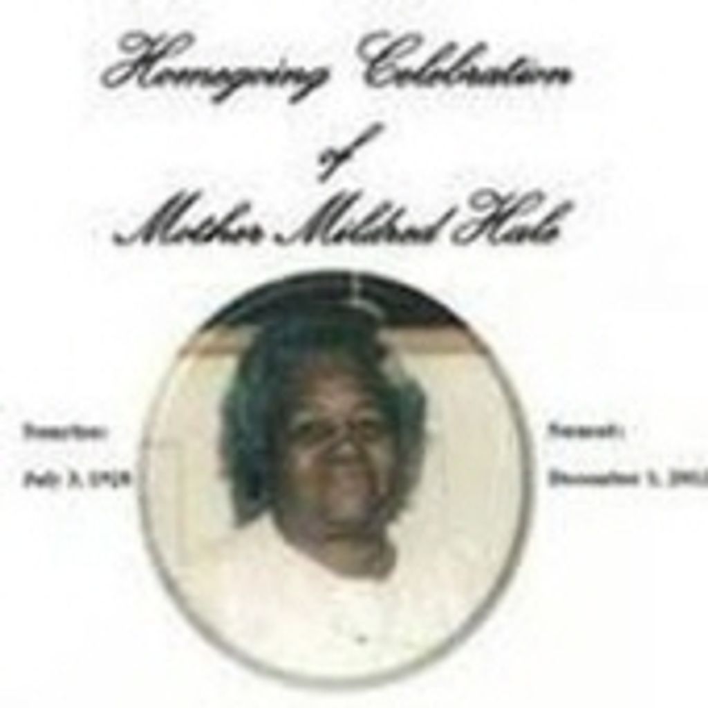 Mother Mildred Hale Profile Photo