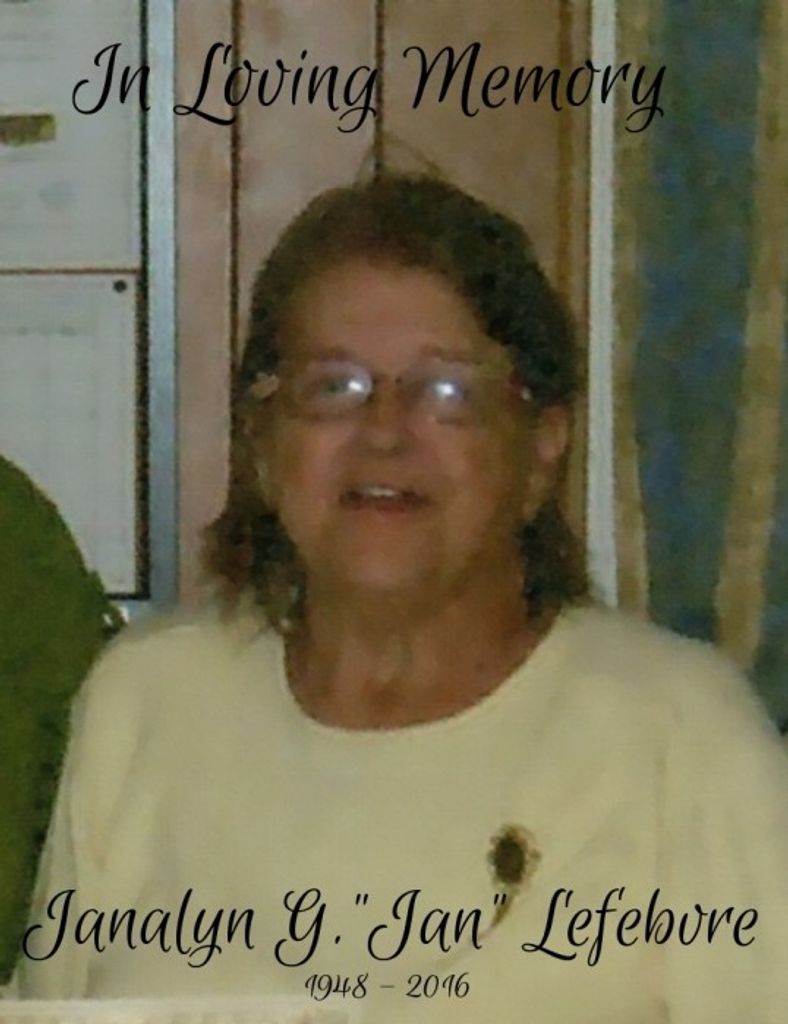 Janalyn Gayle (Koenegstein)  Lefebvre