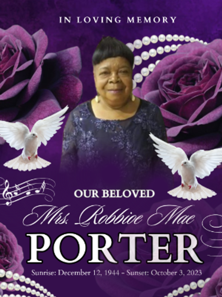 Mrs. Robbie Mae Porter
