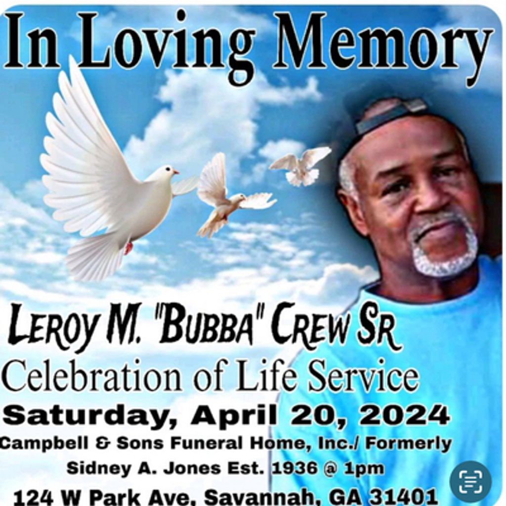 Mr. Leroy M. “Bubba” Crew, Sr. Profile Photo