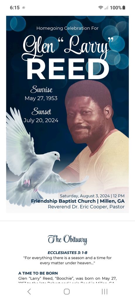 Mr. Glen "Larry" Reed