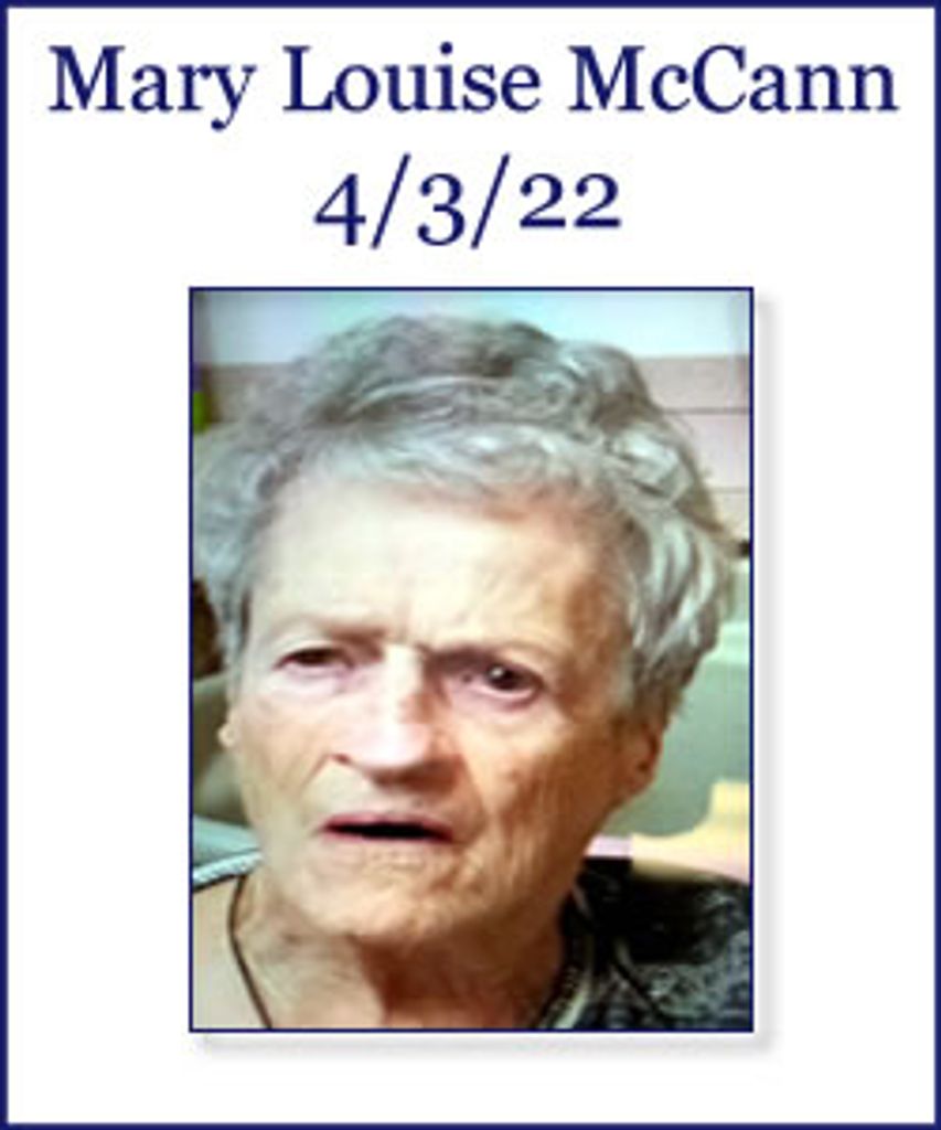Mary Louise Mccann