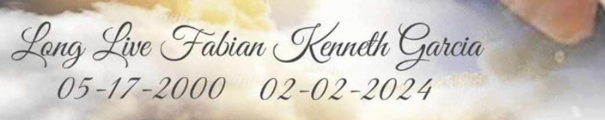 Cover photo for Fabian Kenneth Garcia's Obituary