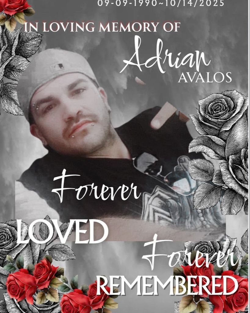 Adrian Patrick Avalos Obituary November 14, 2025 - Martinez Funeral Chapels